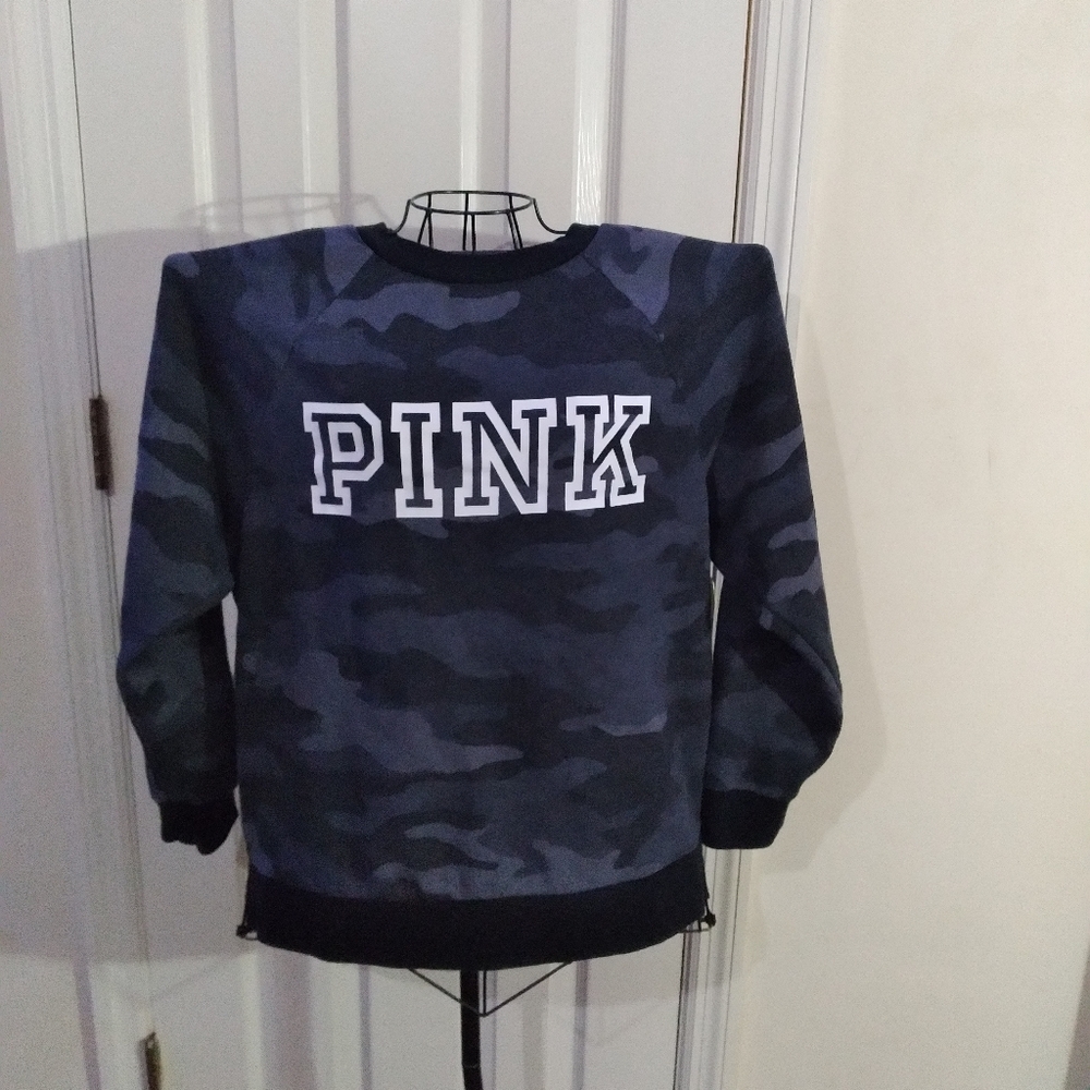 PINK camouflage sweatshirt